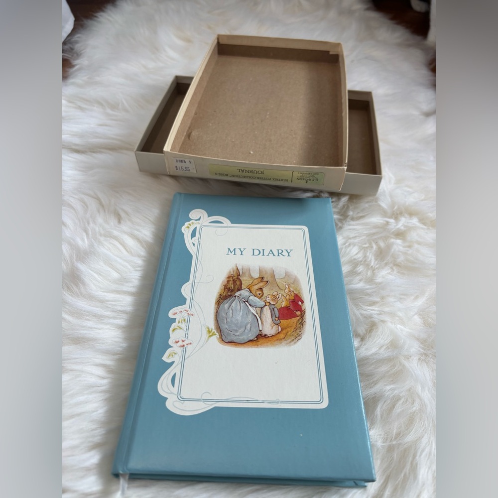 Journal, Diary, Tale of Peter Rabbit book, NWT girls diary, boys diary, vintage